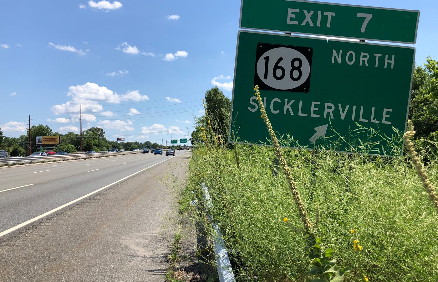 Route 42 at the Sicklerville exit in Gloucester Township, New Jersey