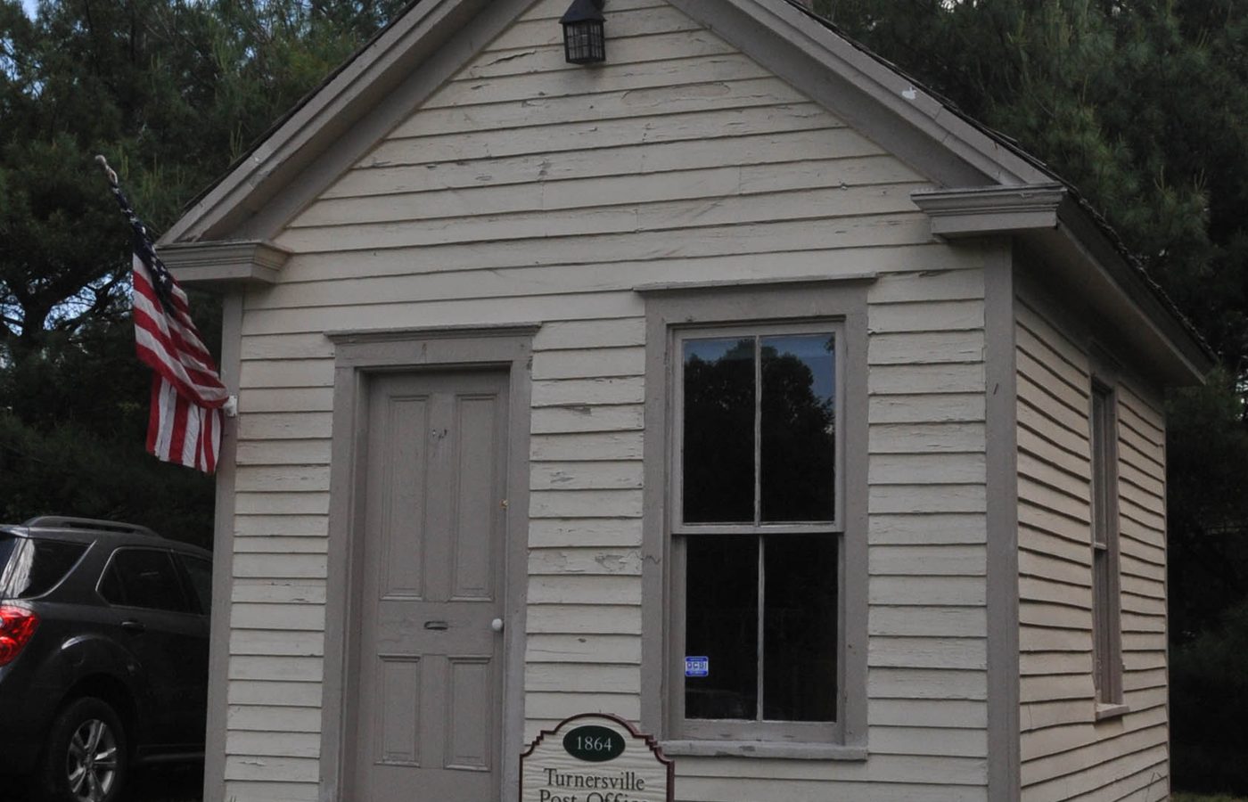 Historic 1864 post office in Turnersville, New Jersey