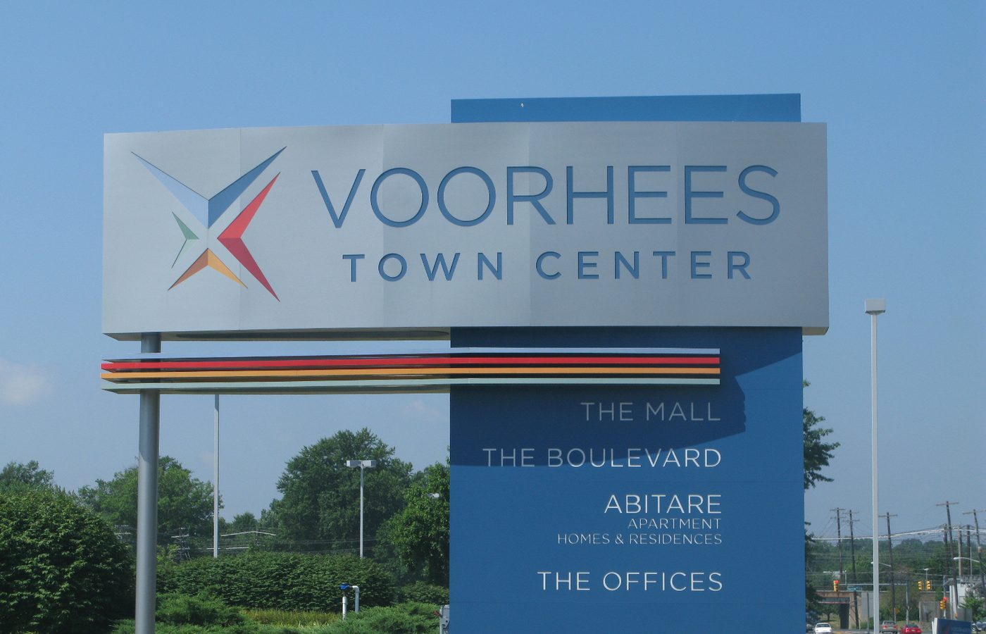 Welcome to Voorhees Township sign in New Jersey