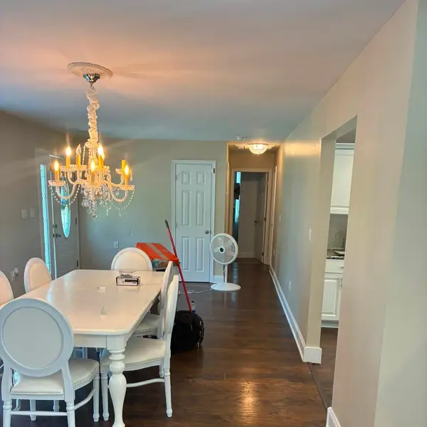 Finished dining and entry space in Pine Hill