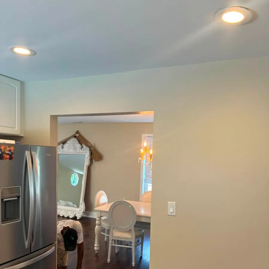 Finished interior walls near a kitchen entry in Pine Hill