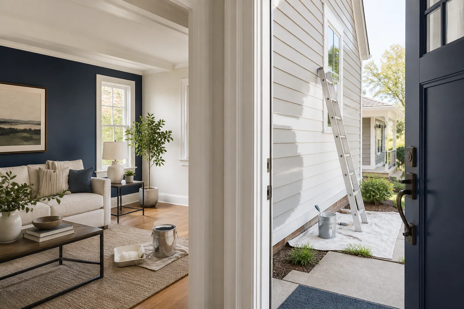 Residential interior and exterior painting services for South Jersey homes
